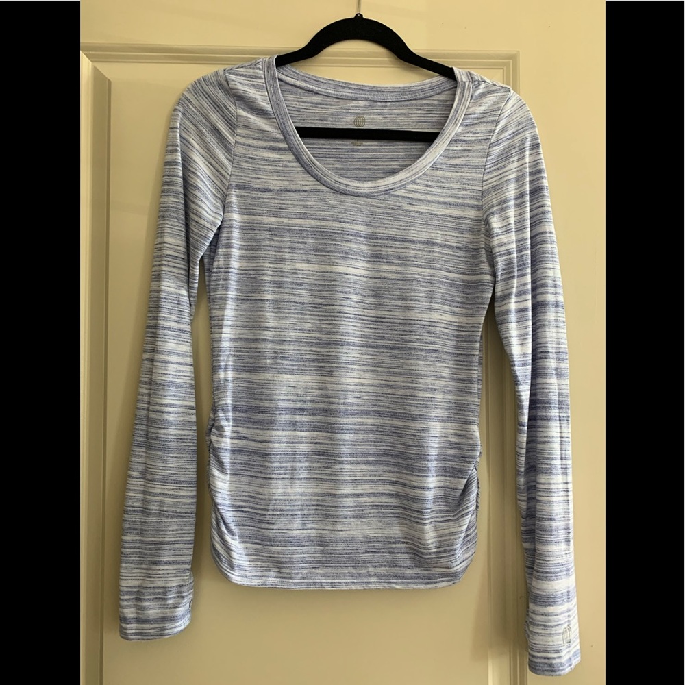 Women’s LS Workout Top Heather Purple Size S